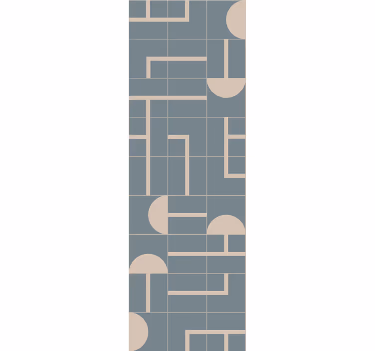 Beige stilige former tapet geometriske former - Tenstickers