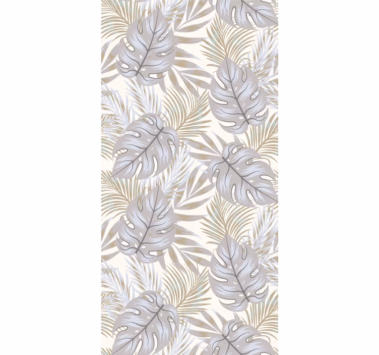 Monstera elegant motiv tapet grønne blader - Tenstickers