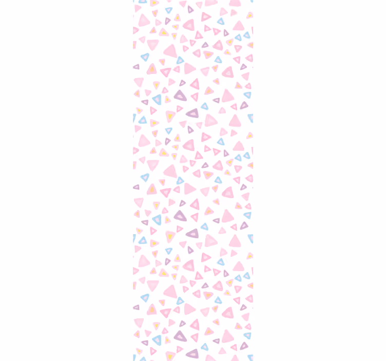Pastell trekantmønster tapet trekant - Tenstickers