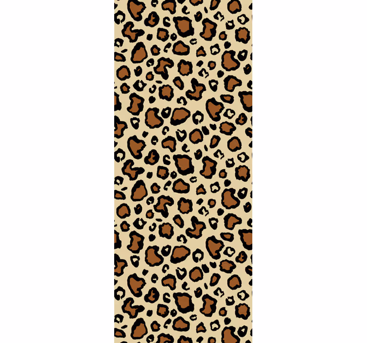 Typisk motiv leopard tapet - Tenstickers