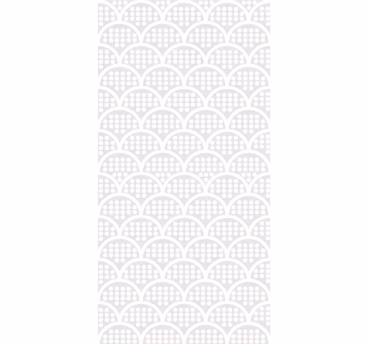 Buet grått elegant mønster tapet gift - Tenstickers