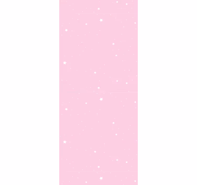 Natt rosa himmel tapet stjerne - Tenstickers