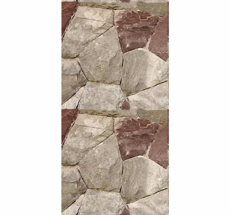 Elegant naturlig tekstur tapet stein - Tenstickers