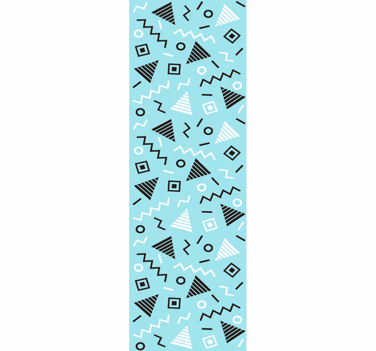 Morsom moderne memphis tapet geometriske former - Tenstickers