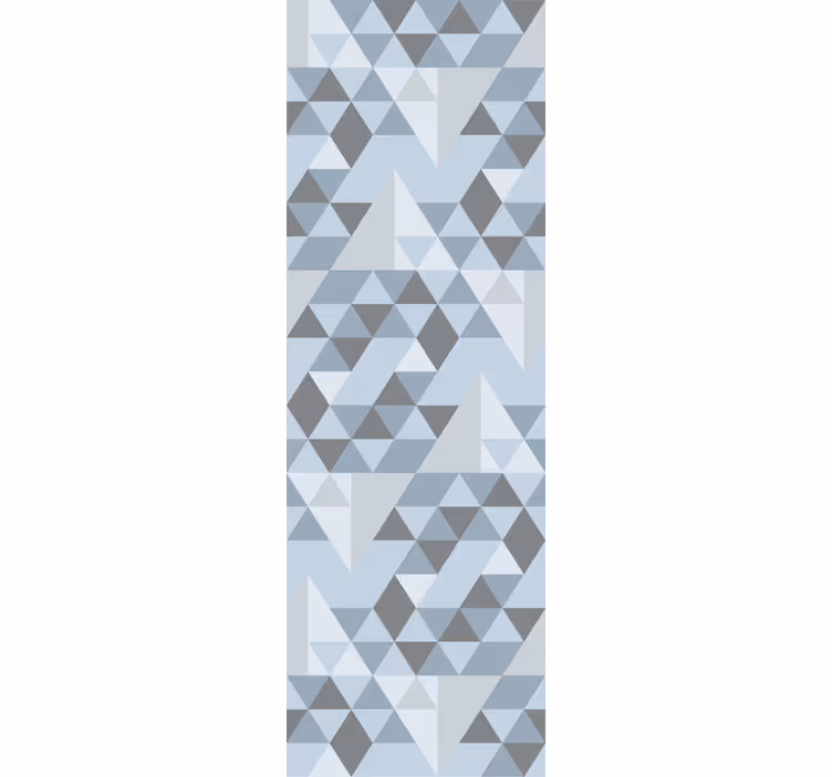 Geometrisk gradient tapet trekant - Tenstickers