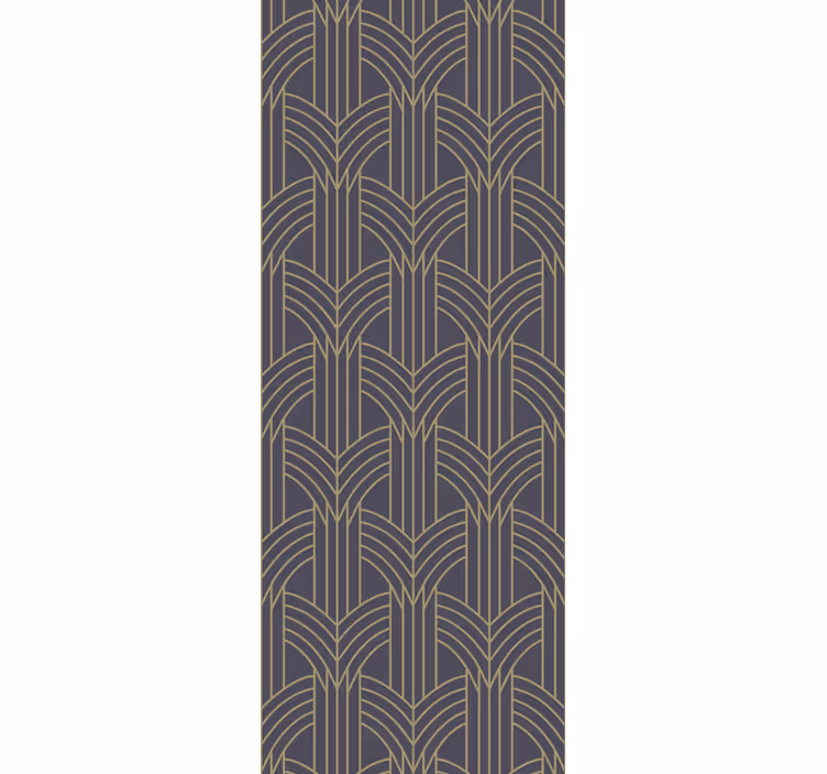 Tapet stue i art deco stil - Tenstickers