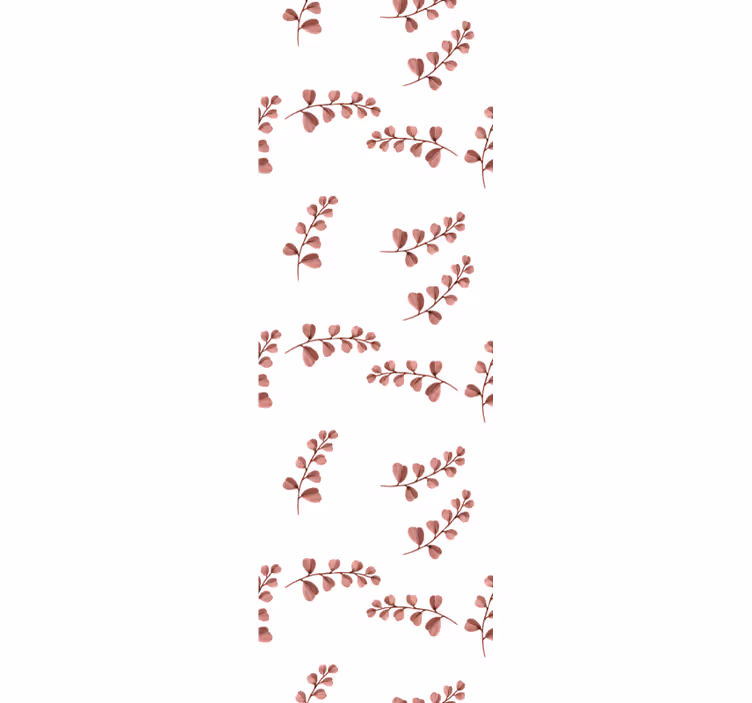 Delikat hvit vintreet tapet blomste - Tenstickers