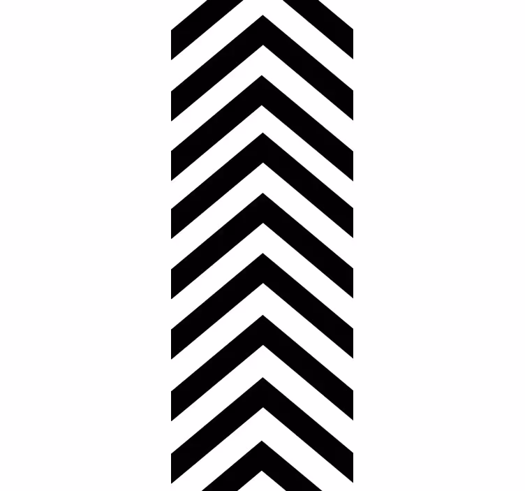 Sikksakk mønster design tapet striper - Tenstickers