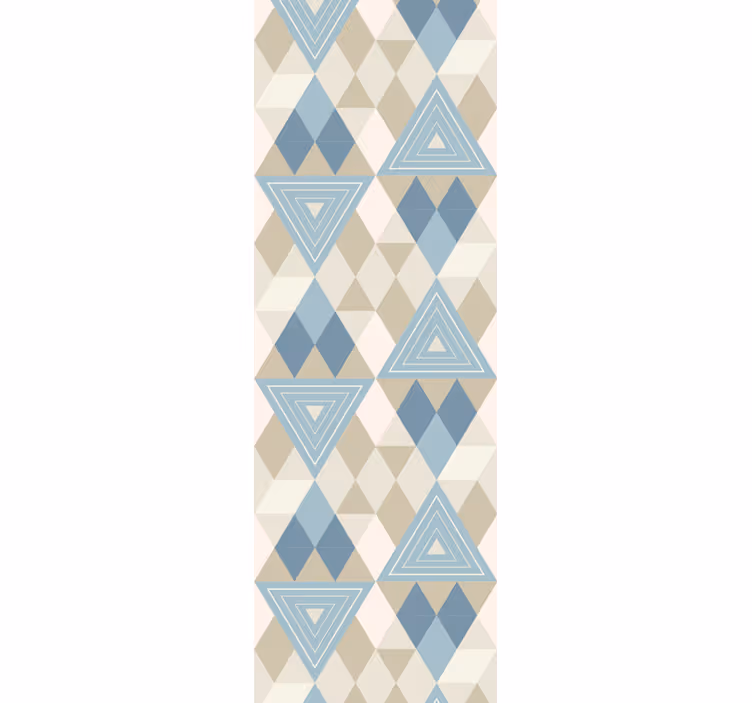 Trekanter og diamanter tapet geometriske former - Tenstickers