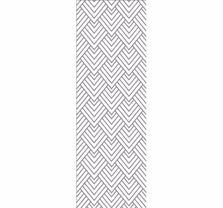 Chevron linjer tapet geometriske former - Tenstickers