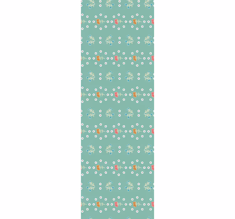 Søte blomsteraksenter tapet blomster - Tenstickers