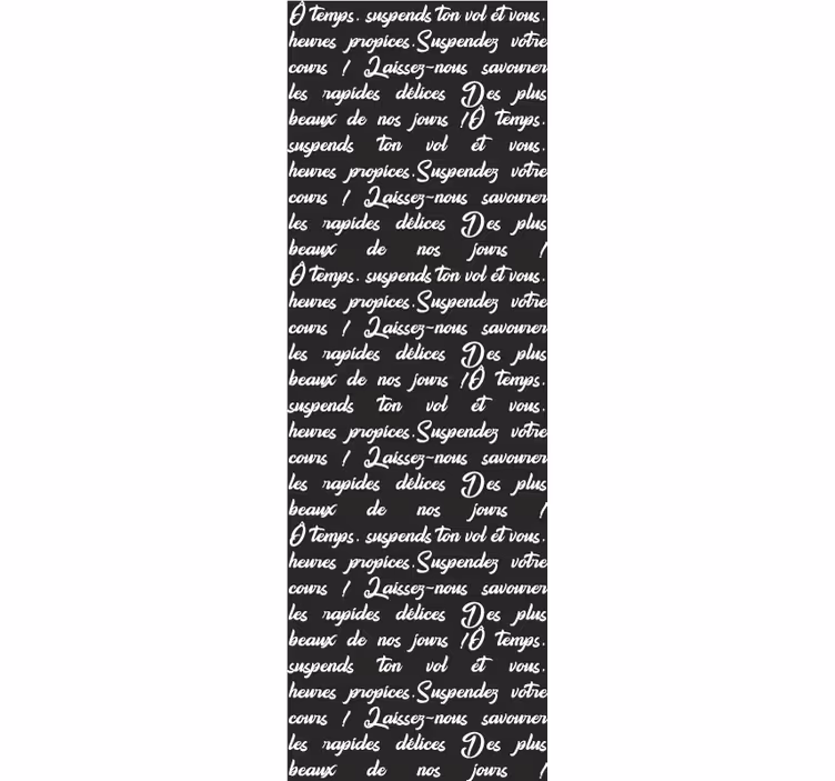 Elegant manustypografi tapet bokstaver - Tenstickers