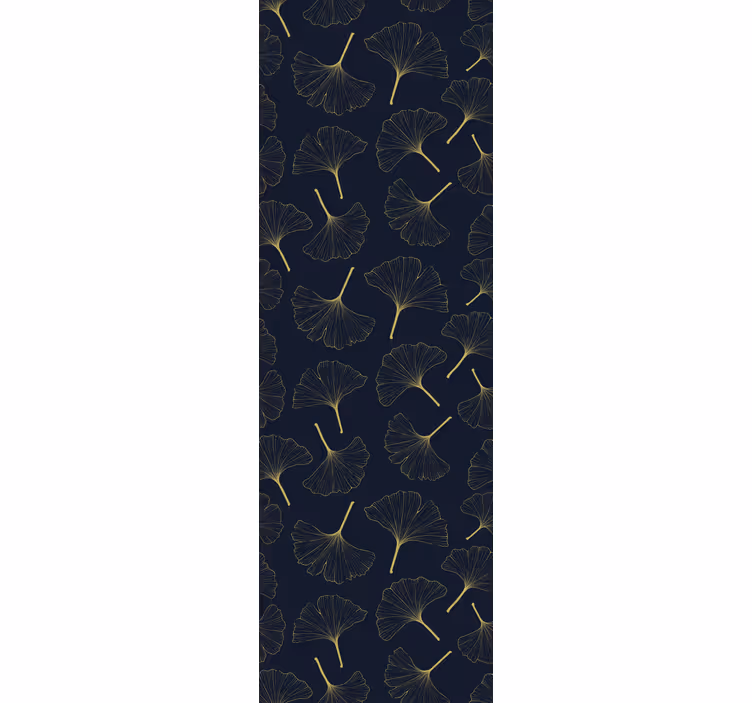 Ginkgo blad eleganse tapet stue - Tenstickers
