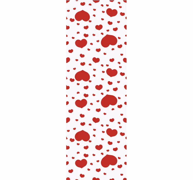 Hjerteformer tapet tilpasset - Tenstickers