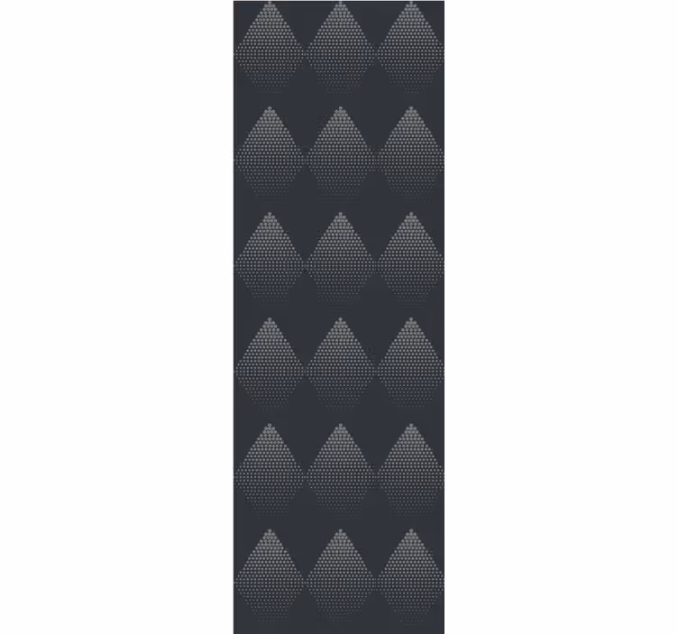 Elegante diamantformer tapet trekant - Tenstickers