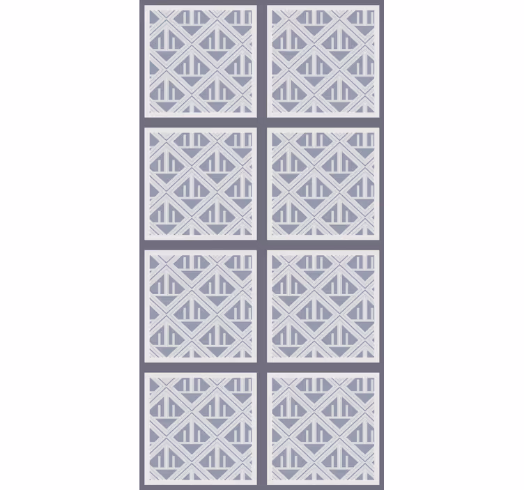 Geometrisk blokkoppsett tapet mønstre - Tenstickers