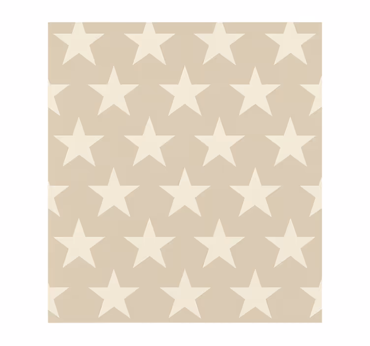 Beige stjernemønster tapet ungdom - Tenstickers