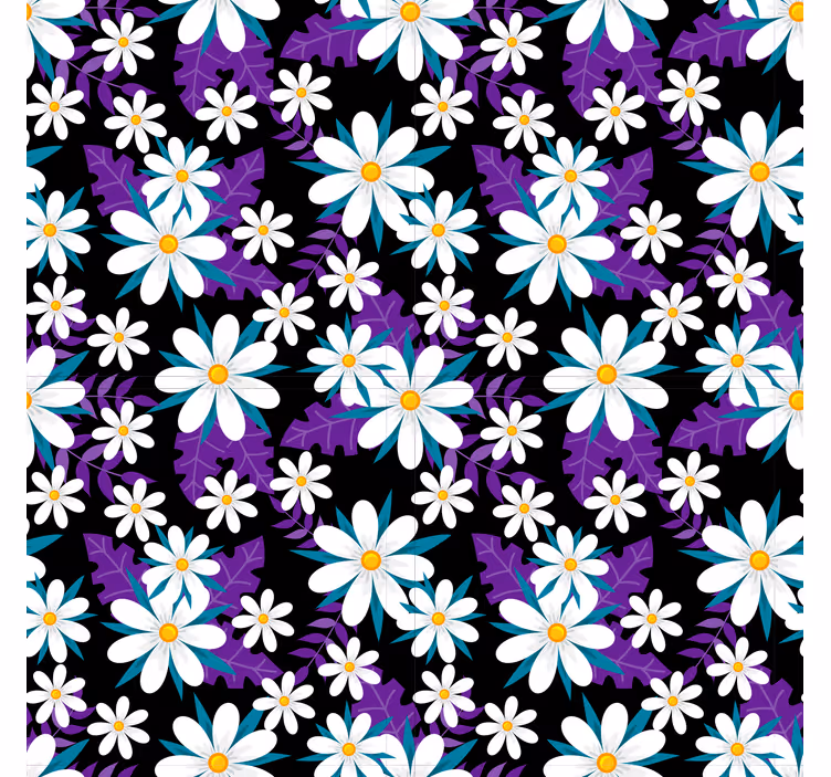 Tapet natur fargerik blomsterutstilling - Tenstickers