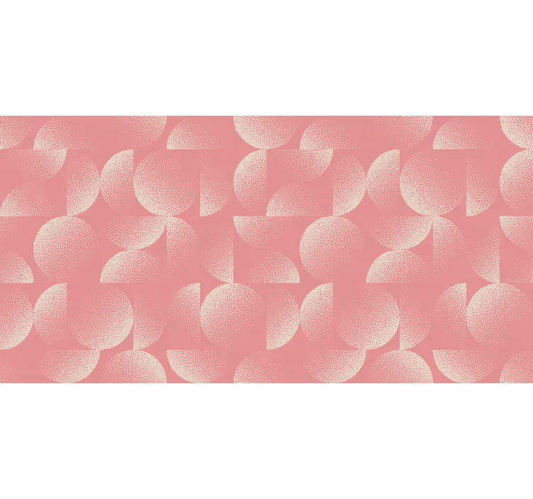 Pastell halvsirkler tapet soverom - Tenstickers