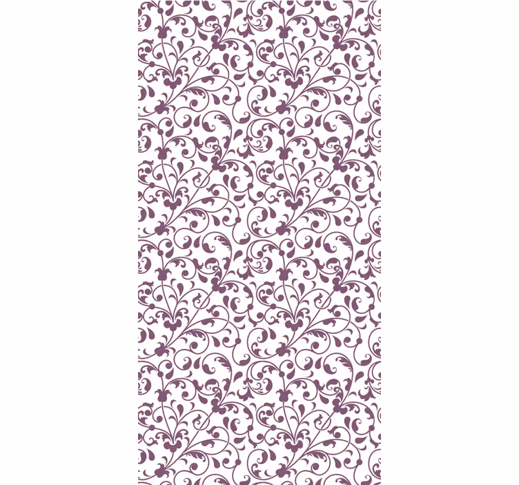 Tapet stue ornamentas blad paisley - Tenstickers
