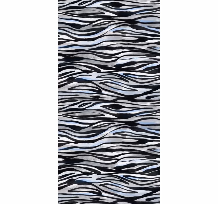 Tapet pynt med zebra mønster - Tenstickers