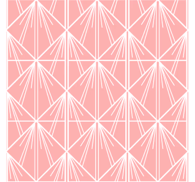 Geometrisk arrangement pynt tapet - Tenstickers