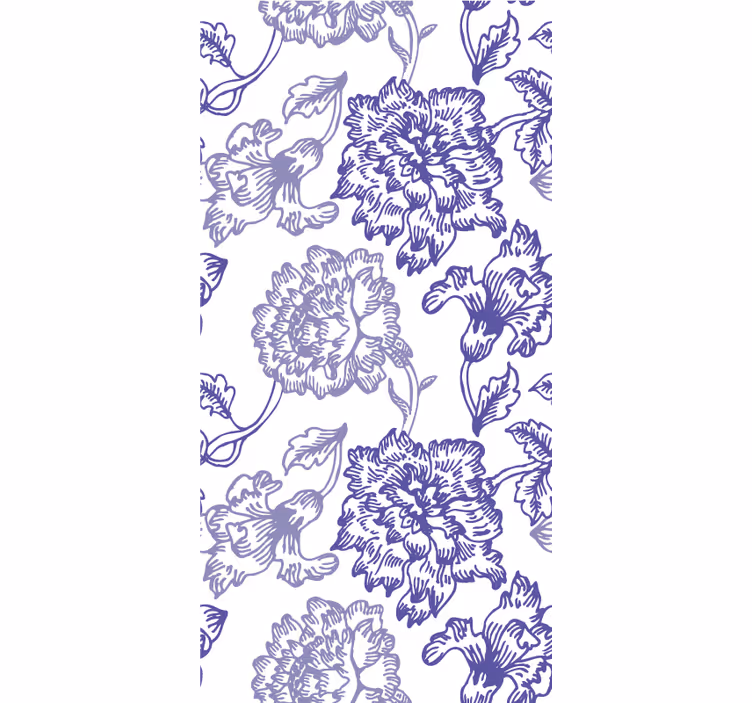 Tapet pynt elegante blomsterdesign - Tenstickers