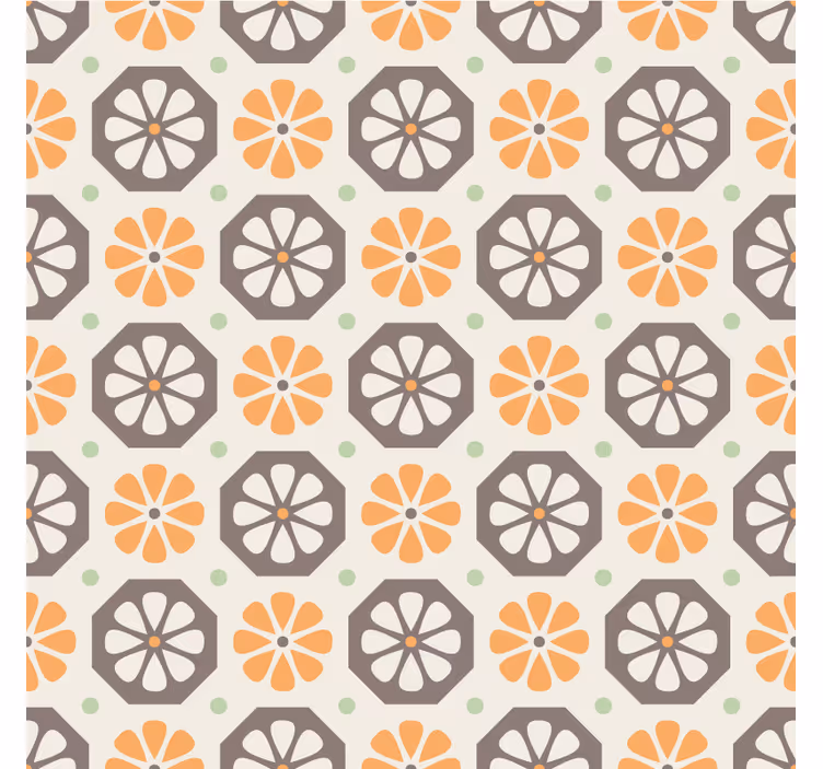 Tapet pynt blomsterdesign høydepunkter - Tenstickers