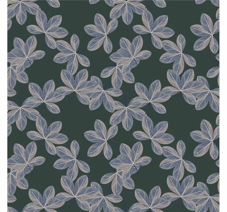 Tapet pynt botanisk blad element - Tenstickers