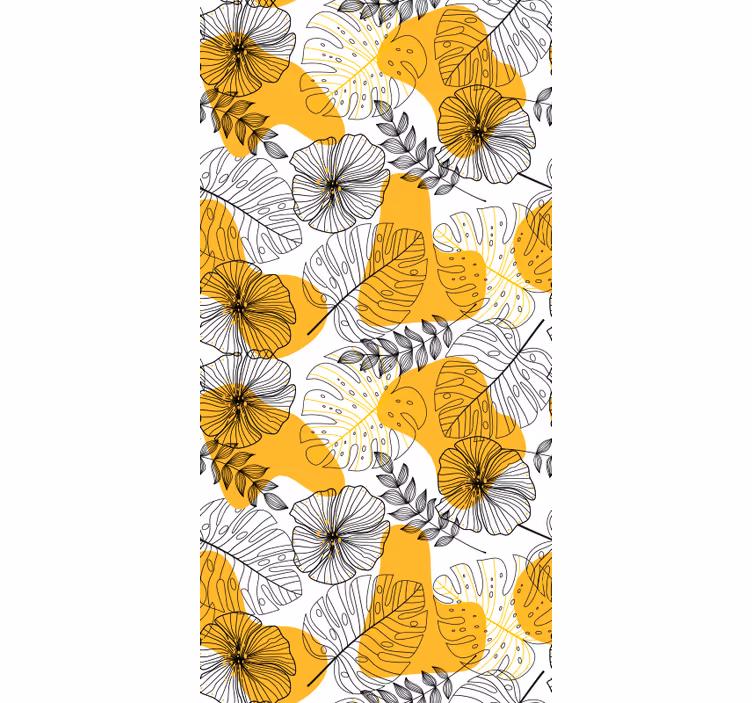 Tapet mønstre blomsterdesign kallax - Tenstickers
