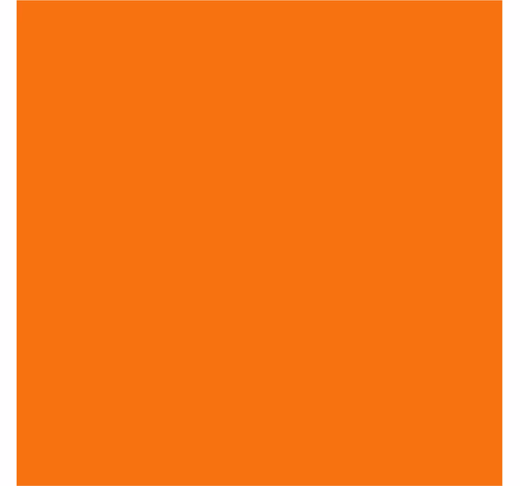 Matte oransje tapet stue - Tenstickers