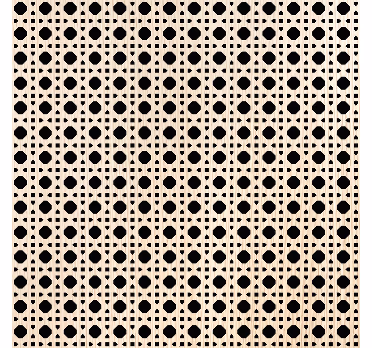 Lys brun cannage tapet mønstre - Tenstickers