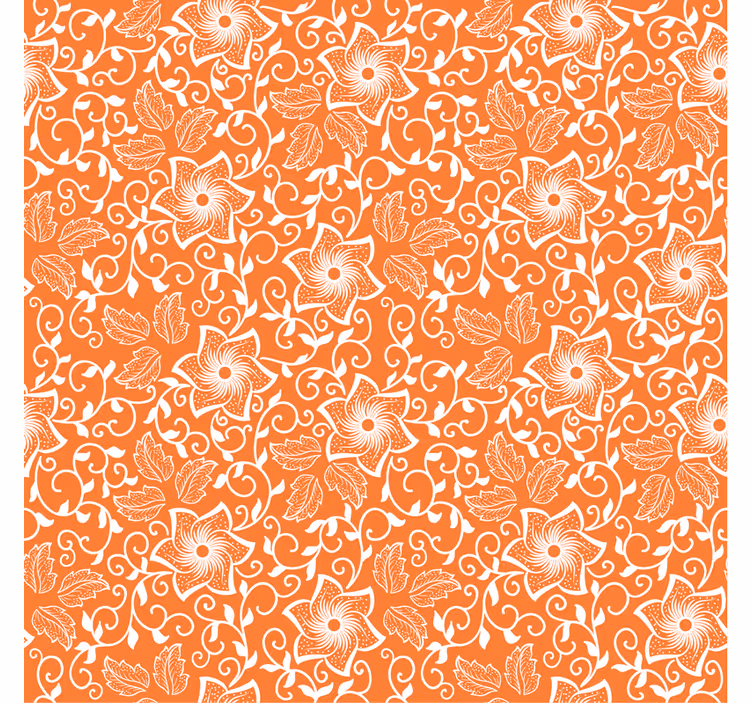 Blomsterdesign lag tapet soverom - Tenstickers