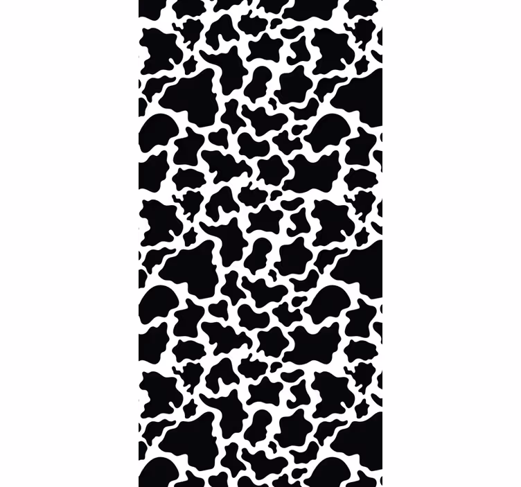 Tapet dyr med ku-skinn mønsterdesign - Tenstickers