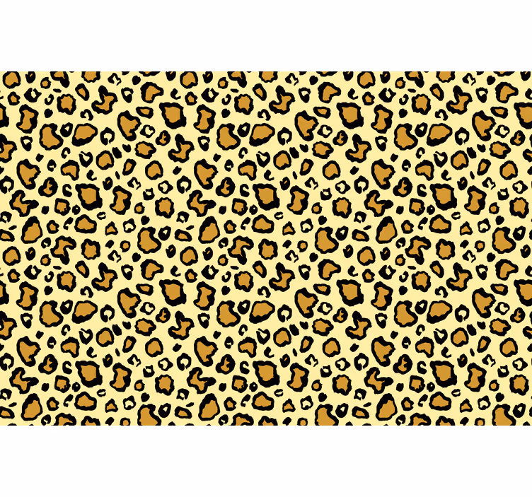 Tapet dyr gult leopardmønster - Tenstickers
