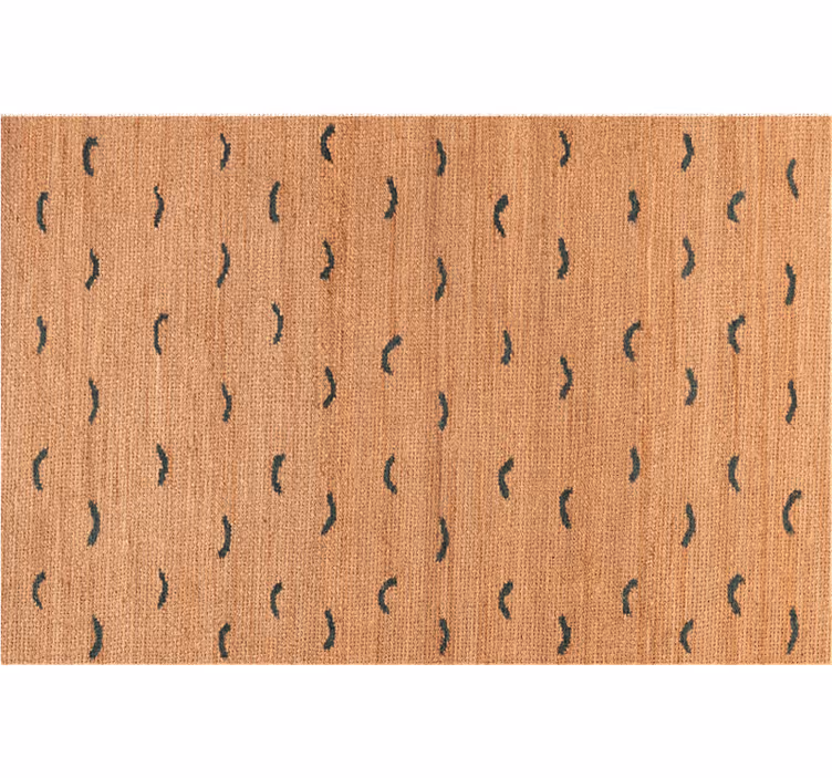 Tapet dyr jute beige imitasjon - Tenstickers