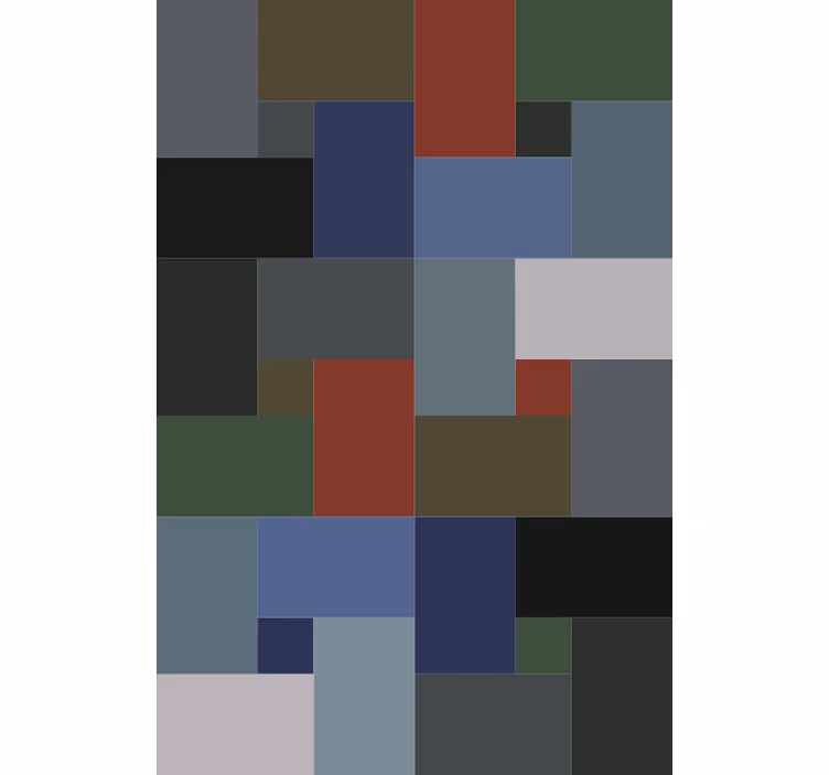 Tapet kontor ensfarget moderne flis - Tenstickers