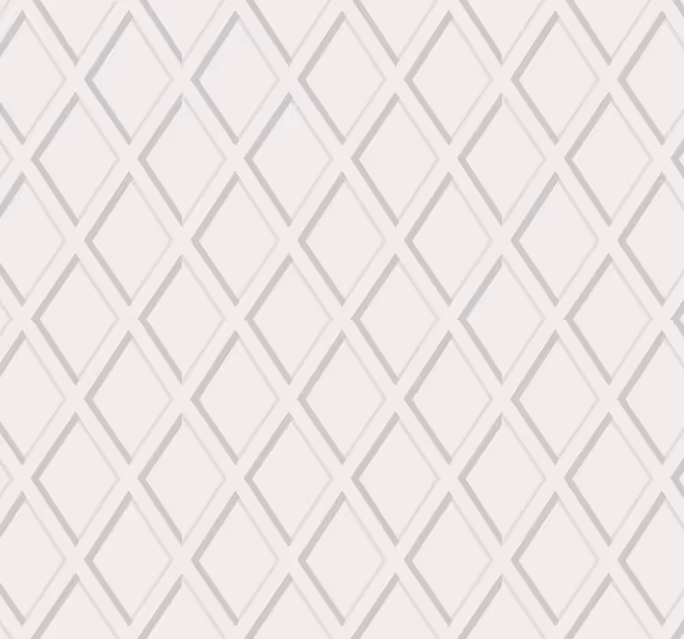 Tapet korridor 3d rombe hamptons mønster - Tenstickers