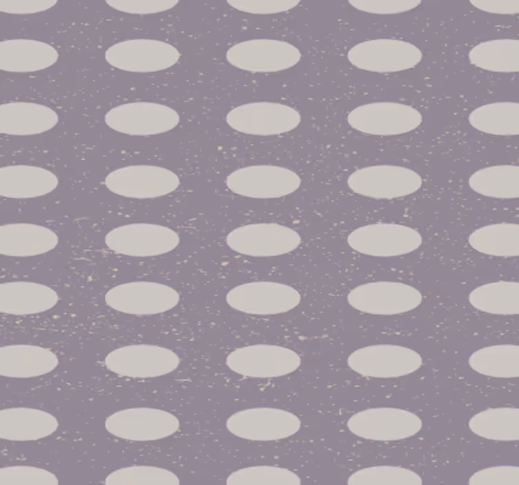 Tapet korridor geometriske grå og lilla sirkler - Tenstickers