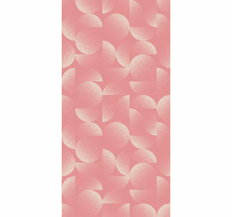 Tapet spiserom pastell halvsirkler - Tenstickers