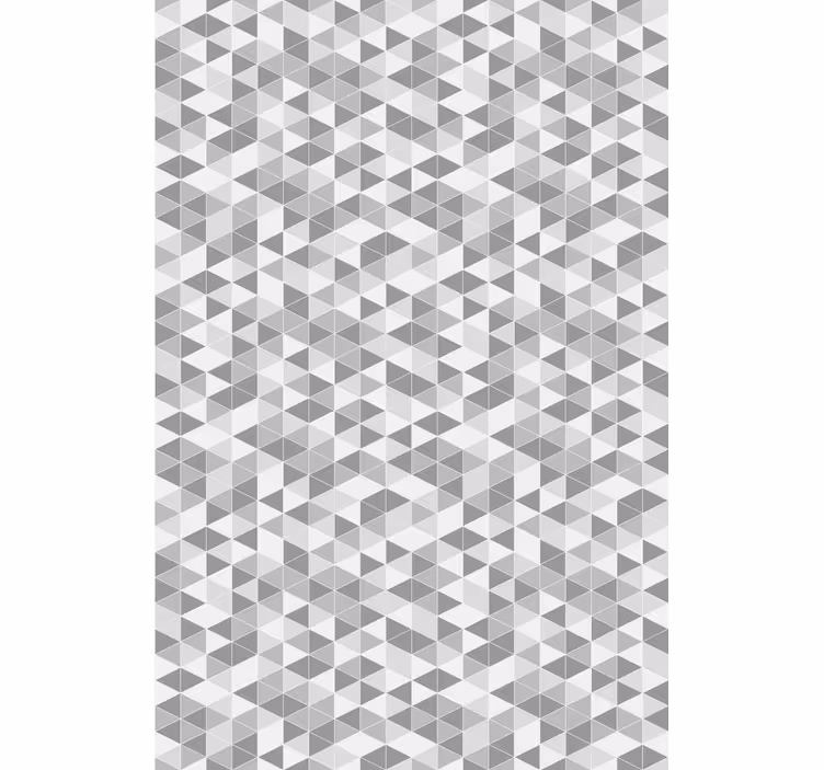 Tapet spiserom geometrisk trekantmønster - Tenstickers