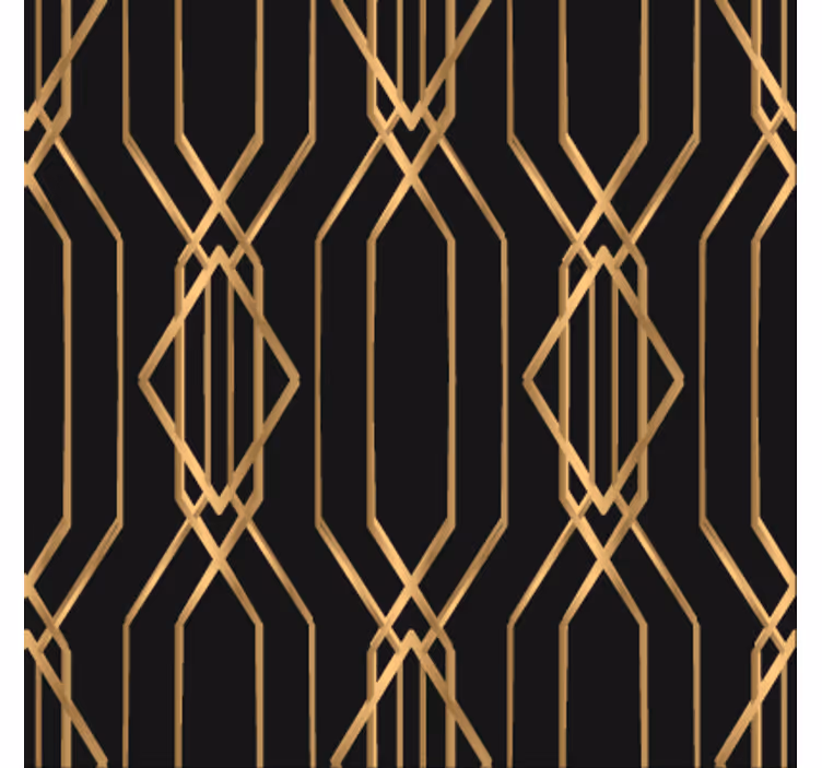 Tapet spiserom i art deco eleganse - Tenstickers