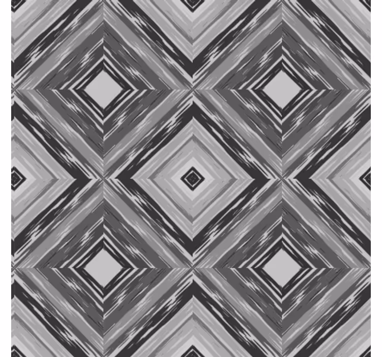 Diamant illusjon tapet geometriske former - Tenstickers