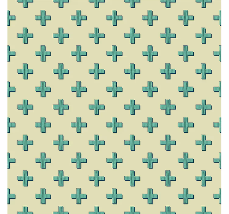 Mint pluss former tapet geometriske former - Tenstickers