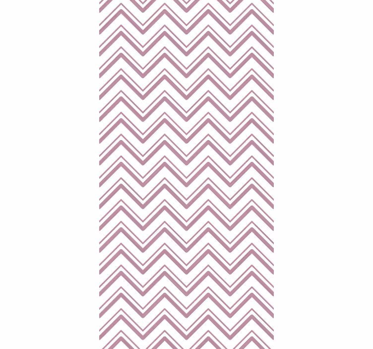 Tapet geometriske former chevron zigzag mønster - Tenstickers