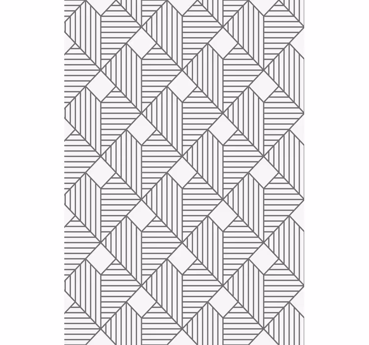 Grå mønstrete stil tapet geometriske former - Tenstickers
