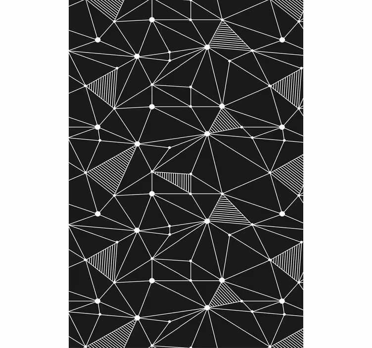 Tapet geometriske former dristige geometriske former - Tenstickers