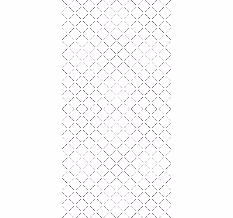 Tapet geometriske former kontinuerlig linjemønster - Tenstickers