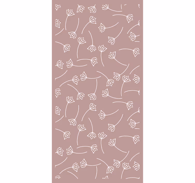 Tapet natur med mykt blomsterdesign - Tenstickers
