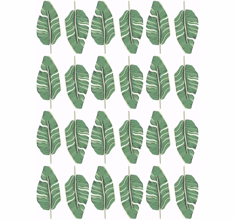 Tapet natur med overdådig bladmotiv - Tenstickers